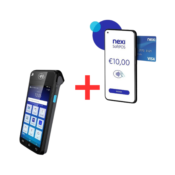 Nexi Lettore carte SmartPOS Mini + SoftPOS
